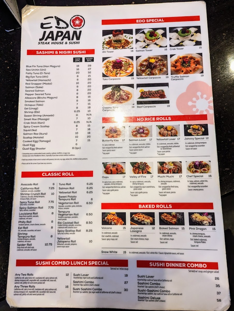 Edo Japan Menu - Image 4